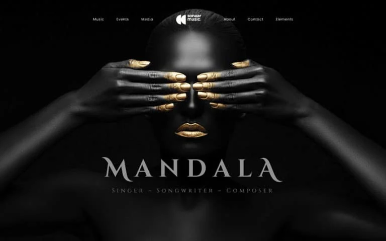 Mandala WordPress theme preview