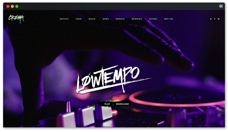 Studio d'enregistrement WordPress Theme-Croma