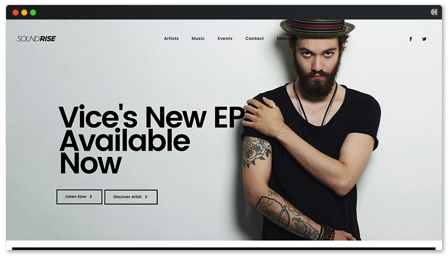 Recording Studio WordPress Theme - Vice