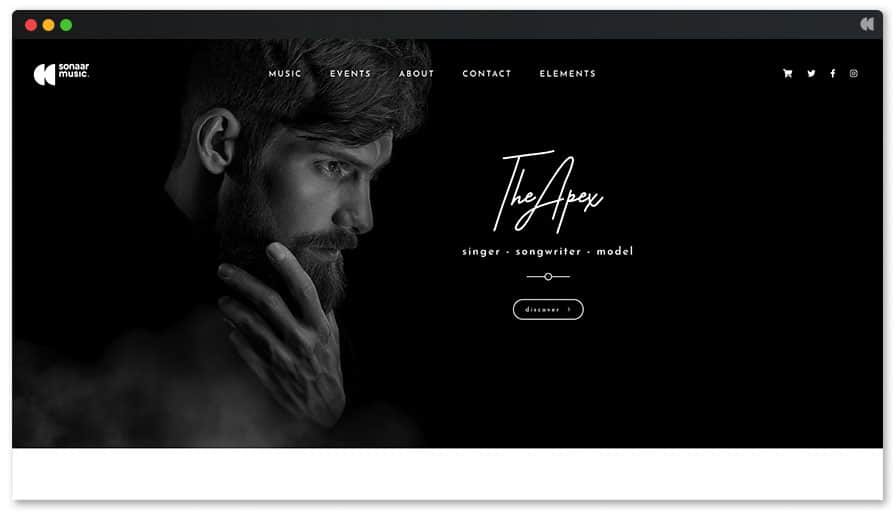 Singer WordPress Theme - Apex