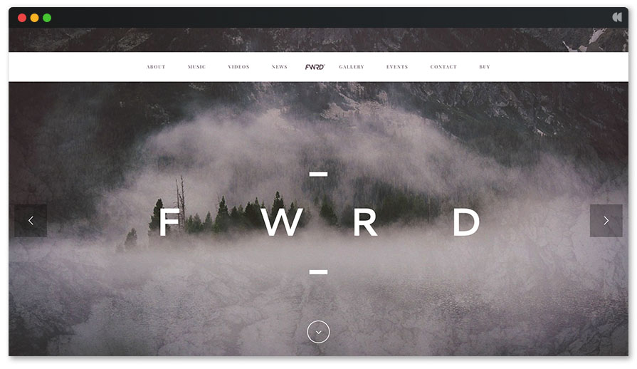 FWRD Singer WordPress themes