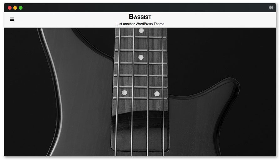 Bassist musique gratuit WordPress Theme