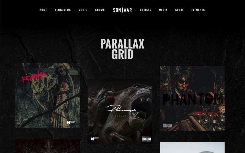 Skullz - Metal WordPress Theme for Music Bands