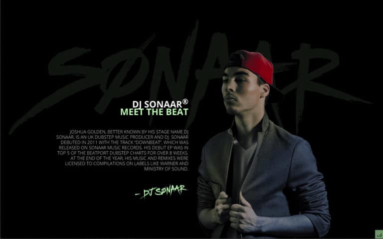 DJ, Hip-Hop WordPress Template with cool bio