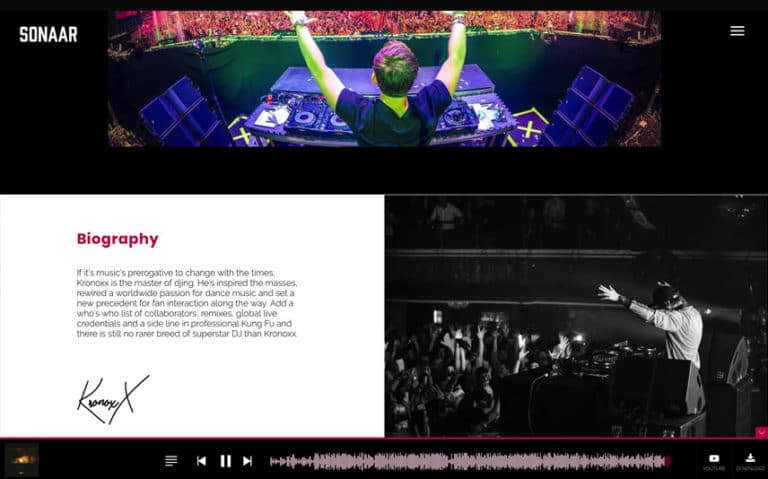 DJ Festival WordPress Theme