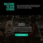 Thème WordPress pour Studio d'enregistrement et producteur de musique