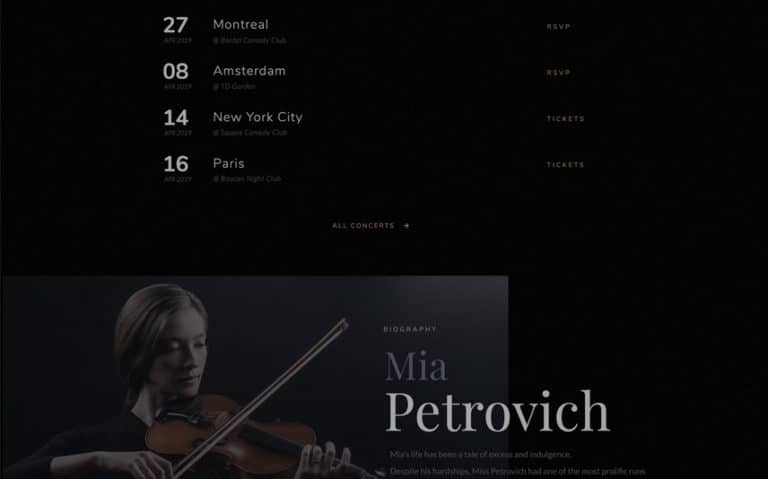 Violin WordPress Theme